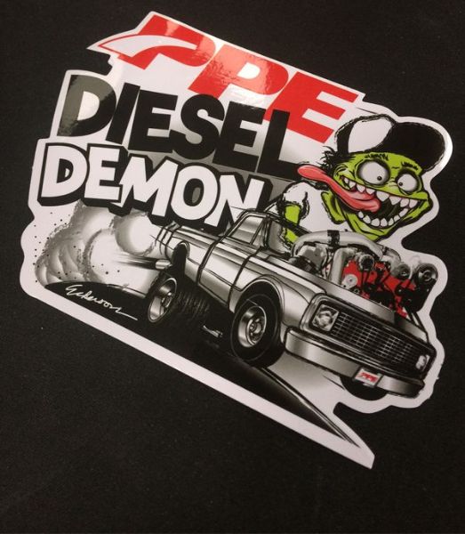 Picture of Diesel Demon Sticker 4.75 X 3.25 Inch PPE Diesel