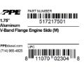Picture of 1.75 Inch V Band Flange Engine Side M Aluminum PPE Diesel