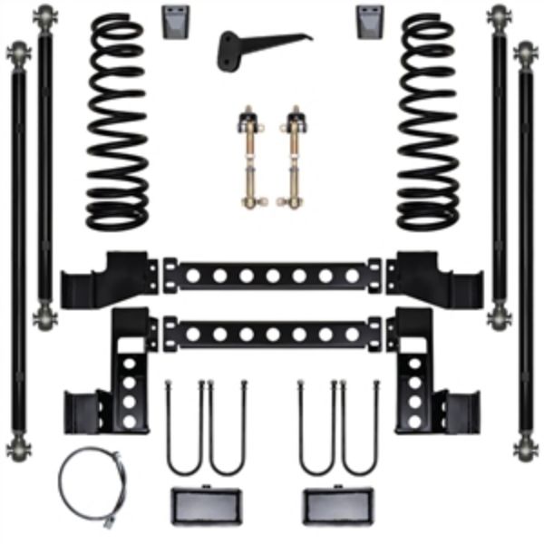 Picture of 4.5 Inch X Factor Long Arm Suspension System 03-09 Ram 2500, 3500 HD 4x4 Front/Rear Pure Performance