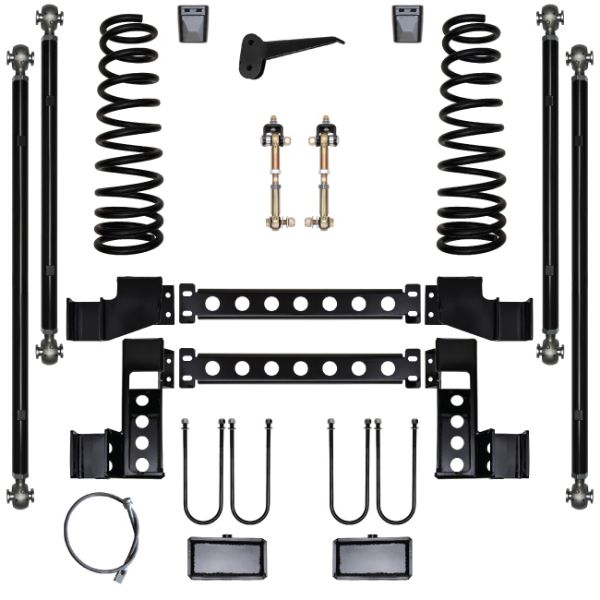 Picture of 4.5 Inch X Factor Long Arm Suspension System 10-13 Ram 2500, 3500 HD 4x4 Front/Rear Pure Performance