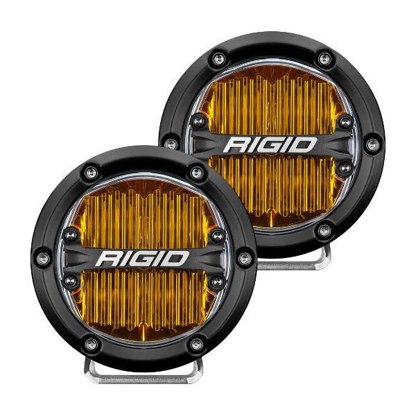 Picture of 360-Series 4 Inch Sae J583 Fog Light Selective Yellow Pair RIGID Industries