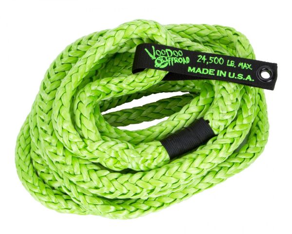 Picture of Kinetic Recovery Rope Truck/Jeep 3/4 Inch x 20 Foot Green With Rope Bag VooDoo Offroad