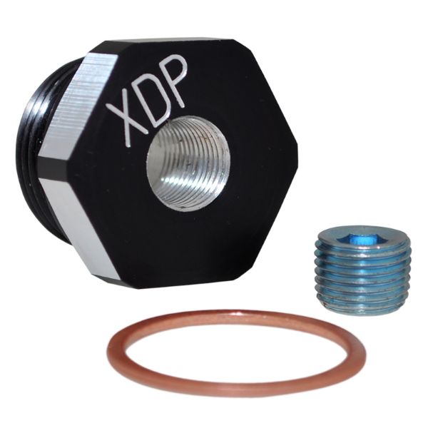 Picture of Air Intake Heater Delete Plug XD130 Black Aluminum XDP