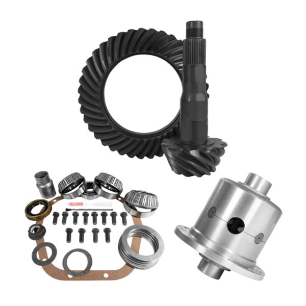 Picture of 10.5 inch Ford 3.73 Rear Ring and Pinion Install Kit 35 Spline Positraction Yukon Gear & Axle