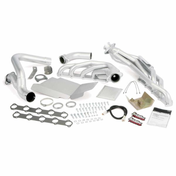 Picture of Torque Tube Exhaust Header System Ford 6.8L Truck/Excursion No EGR Late Catalytic Converter Banks Power