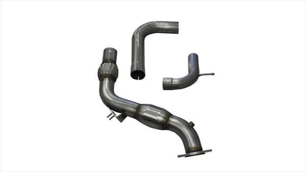 Picture of 3.0 Inch Exhaust Downpipe w/ 200 Cell Cat And Adapter To 3.0 Inch Cat-Back 15-17 Mustang Fastback EcoBoost 2.3T Corsa Performance