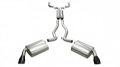 Picture of 2.5 Inch Cat-Back Plus X-Pipe Sport Exhaust Dual Rear Exit 4.0 Inch Black Tips 10-15 Chevrolet Camaro RS Coupe/Convertible 3.6L V6 Stainless Steel Corsa Performance
