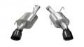 Picture of 2.5 Inch Axle-Back Xtreme Dual Exhaust Black 4.0 Inch Tips 05-10 Mustang GT 4.6L/Shelby GT500 5.4L Stainless Steel Corsa Performance