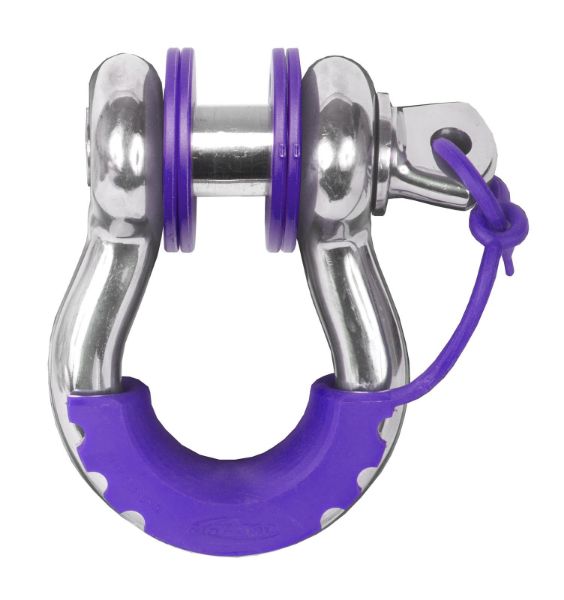 Picture of D Ring Isolator With Lock Washer Kit 6 Washers 2 Locking Washers 2 Isolators Fluorescent Purple Daystar