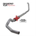 Picture of Turbo Back Exhaust For 00-03.5 Ford F250/F350 Superduty 7.3L 5 Inch Single Pass No Muffler Aluminum Diamond Eye