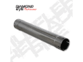 Picture of Diesel Muffler Replacement 30 Inch 4 Inch Inlet/Outlet Stainless Performance Muffler Replacement Diamond Eye