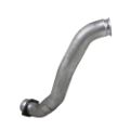 Picture of Exhaust Downpipe 4 Inch Inlet/Outlet No Sensor Bung Aluminized 08-10 F250/F350 Race Use Only Diamond Eye