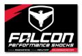 Picture of Falcon Performance Shocks Banner 3ft X 6ft Red Black White Polyethylene