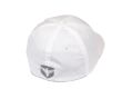 Picture of Falcon Shocks FlexFit Curved Visor Hat White /Silver Large/X-Large 