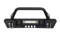 Picture of Jeep JK Front Stubby Winch Bumper W/Tube Guard 07-18 Wranger JK Black Texured Powercoated Fishbone Offroad
