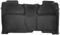 Picture of 14-18 Silverado/Seirra 1500/2500 HD/3500 HD Crew Cab 2nd Seat Floor Liner Full Coverage Black Husky Liners