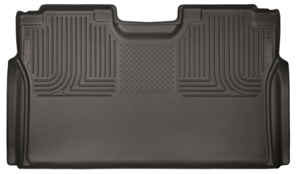 Picture of 15-18 Ford F-150/F-250/F-350/F-450 Super Duty Vehicle Does Not Have Factory Storage Box 2nd Seat Floor Liner Full Coverage Cocoa Husky Liners