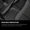 Picture of X-ACT Contour Front Floor Liners 2020 Jeep Gladiator Crew Cab Pickup, 18-20 Jeep Wrangler Black Husky Liners