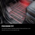 Picture of X-ACT Contour Front And 2nd Seat Floor Liners 19-20 Silverado/Sierra 1500 /2500 HD/3500 HD Crew Cab Black Husky Liners