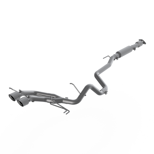 Picture of 2.5 Inch Cat Back Exhaust System Dual Exit For 13-18 Hyundai Veloster Turbo Aluminized Steel With Tips MBRP