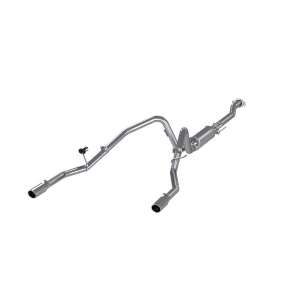 Picture of 2.5 Inch Cat Back Exhaust System Dual Rear Exit For 11-14 Ford F-150 V6 EcoBoost Aluminized Steel MBRP