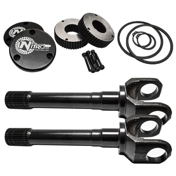 Picture of Dana 44 and GM 8.5 Inch 30 Spline 9.94 Inch 4340 Chromoly Drive Flange Kit with Outer Stub Axles Nitro Gear & Axle