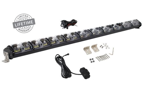 Picture of 50 Inch LED Light Bar With Variable Beam DRL, RGB Back Light 6 Brightness EKO Overland Vehicle Systems