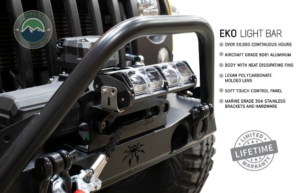 Picture of 10 Inch LED Light Bar With Variable Beam DRL, RGB Back Light 6 Brightness EKO Overland Vehicle Systems