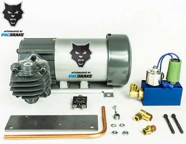 Picture of 12V HP625 Series Heavy Duty Air Compressor Kit Consists HP10625H Air Compressor Basic Components Of The Unloader Block Assembly W/O The Pre-Built Wiring Harnesses Pacbrake