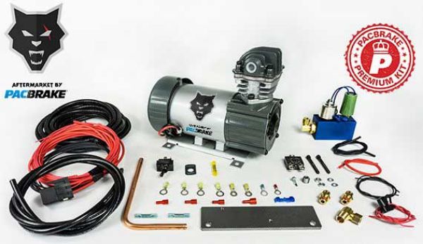 Picture of 24V HP625 Series Heavy Duty Air Compressor Kit Vertical Pump Head HP10625V-24 Air Compressor Entire Unloader Block Assembly Kit W/Pre-Built Harnesses Kit HP10116-24 Pacbrake