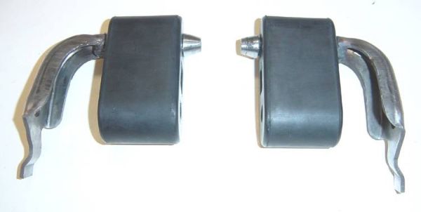 Picture of Exhaust Tail Pipe Hanger 79-93 Ford Mustang Hardware Not Included Natural 304 Stainless Steel Pypes Exhaust