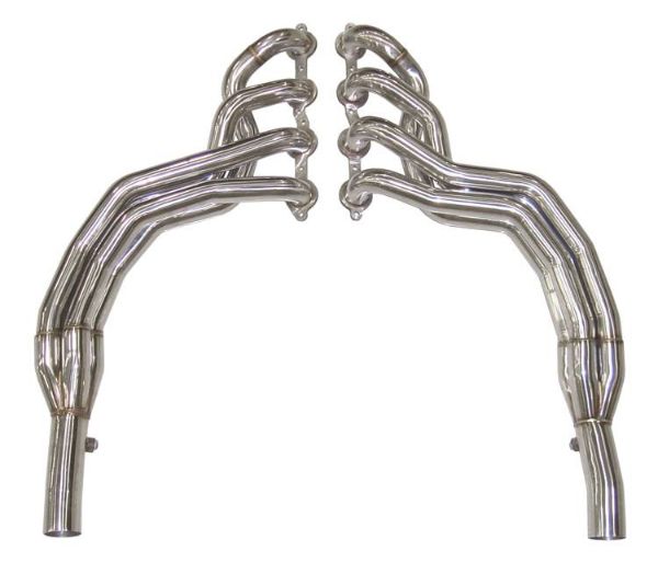 Picture of Exhaust Header 10-14 Camaro 1 3/4 in Primary 2.50 in Collector Long Tube Hardware Incl Polished 304 Stainless Steel Pypes Exhaust
