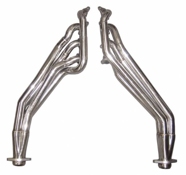 Picture of Exhaust Header Long Tube 15-17 Mustang Hardware Included Polished 304 Stainless Steel Header Pypes Exhaust