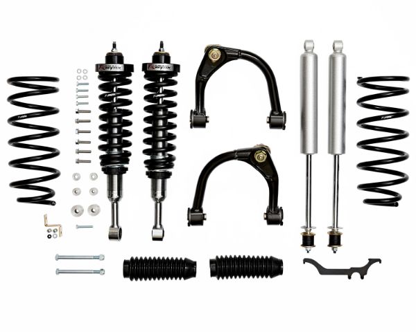Picture of 4Runner 07-09 FJ Cruiser 3.0 Inch Front Adjustable Completely Assembled Coil Over Kit with 2.0 Inch Rear Upgraded Coil Springs and Front SPC Adjustable Control Arms For 03-09 4Runner 07-09 FJ Cruiser 2WD/4WD Revtek