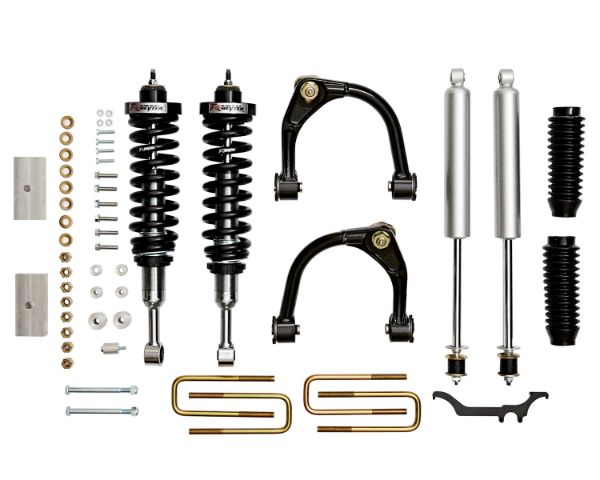 Picture of Tacoma PreRunner 3.0 Inch Coil Over Lift Kit with SPC Upper Control Arms and Rear Block For 05-15 Tacoma PreRunner 4WD Revtek