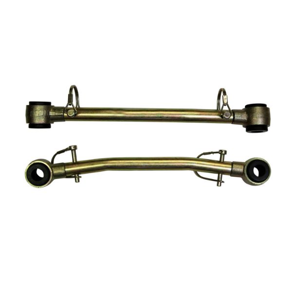 Picture of Sway Bar Extended End Links Disconnect Front Lift Height 3.5-6 Inch Double Black Rubber Bushings 87-95 Jeep Wrangler Skyjacker