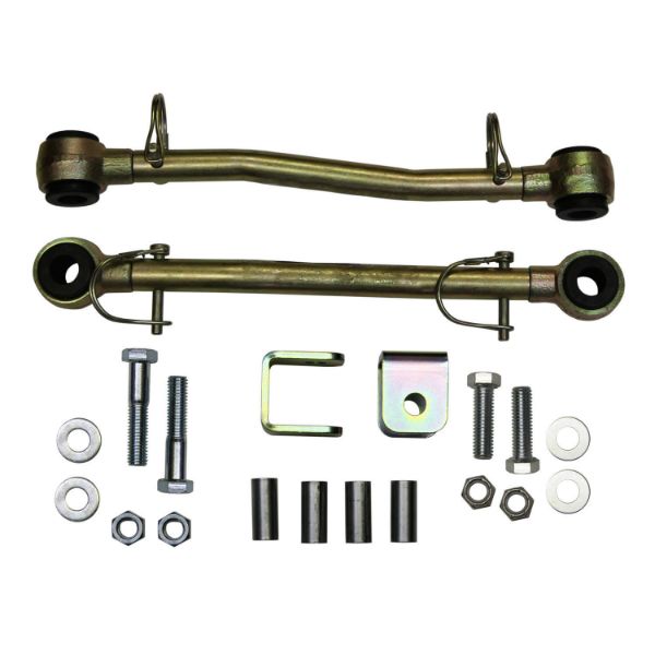 Picture of Sway Bar Extended End Links Disconnect Front Lift Height 6 Inch Double Black Rubber Bushings 84-01 Jeep Cherokee Skyjacker