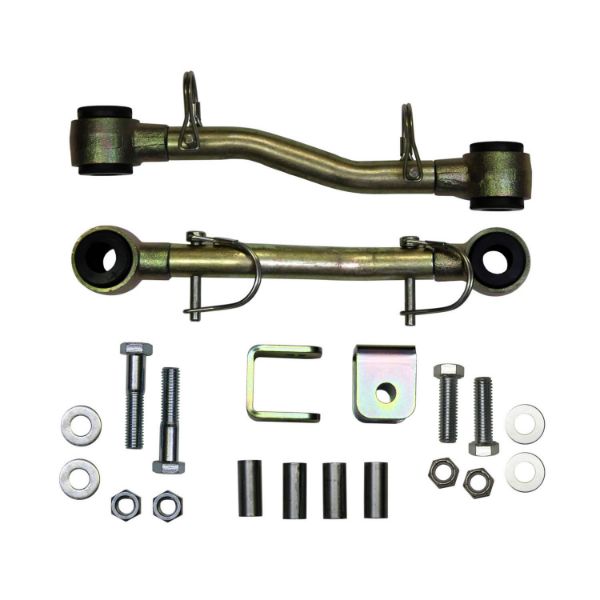 Picture of Sway Bar Extended End Links Disconnect Front Lift Height 3-4 Inch Double Black Rubber Bushings 84-01 Jeep Cherokee Skyjacker