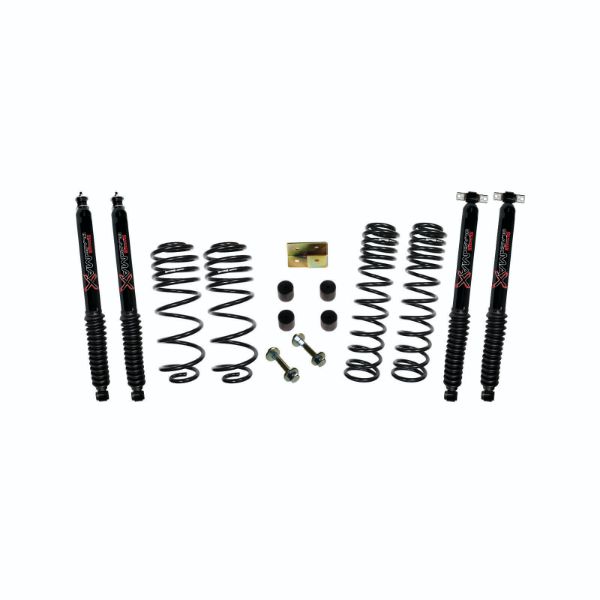 Picture of 2.5 Inch Dual Rate Long Travel One Box Kit With Black Max Shocks TJ/LJ 1997-2006 Jeep Wrangler/Unlimited Skyjacker