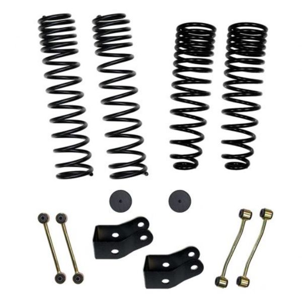 Picture of 2.5 Inch Dual Rate Long Travel Coil Spring Lift Kit with Shock Extensions 2020-2022 Jeep Gladiator JT Rubicon Skyjacker