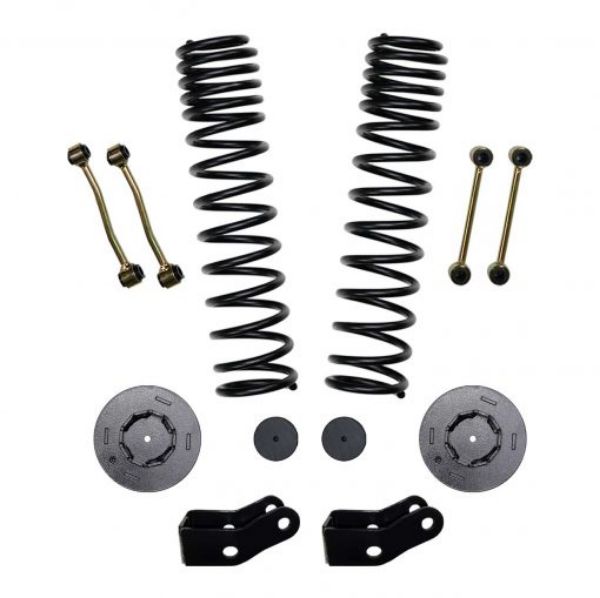 Picture of 2.5 Inch Front Dual Rate Long Travel Coil Spring Lift Kit with Rear Metal Coil Spring Spacers and Shock Extensions 2020-2022 Jeep Gladiator JT Non-Rubicon Skyjacker
