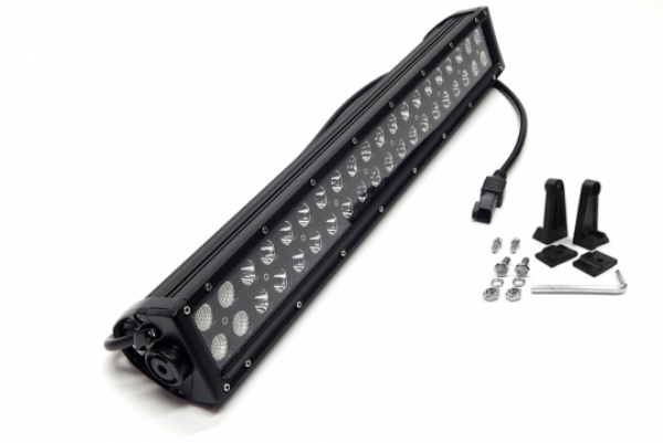Picture of 20.0 Inch LED Light Bar Black Series Double Row Straight Combo Flood/Beam 120W DT Harness 10,800 Lumens Southern Truck Lifts