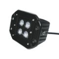 Picture of 3.0 Inch Square Flush Mount Cree Flood Beam LED Lights Pair Black Series W/Harness 79903 Southern Truck Lifts
