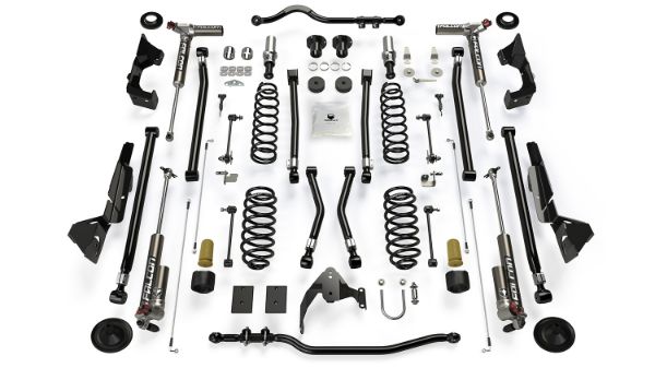 Picture of Jeep JK Long Arm Suspension 4 Inch Alpine RT4 System and Falcon 3.3 Fast Adjust For 07-18 Wrangler JK 4 Door TeraFlex