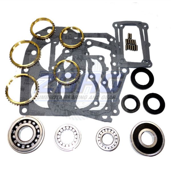 Picture of W55/W56/W58/W59 Transmission Bearing/Seal Kit w/Synchro Rings Supra/4Runner/T100/Tacoma Plus Lexus SC300 5-Speed Manual Trans 23mm Wide Input Bearing USA Standard Gear