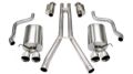 Picture of 2.5 Inch Cat-Back Sport Dual Exhaust 3.5 Inch Polished Tips 2004-08 Cadillac XLR 4.6L V8 Stainless Steel Corsa Performance