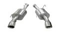 Picture of 2.5 Inch Axle-Back Xtreme Dual Exhaust Polished 4.0 Inch Tips 05-10 Mustang GT 4.6L/Shelby GT500 5.4L Stainless Steel Corsa Performance