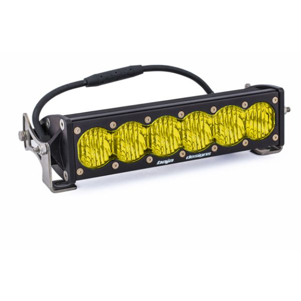Picture of 10 Inch LED Light Bar Amber Lens Wide Driving OnX6 Baja Designs
