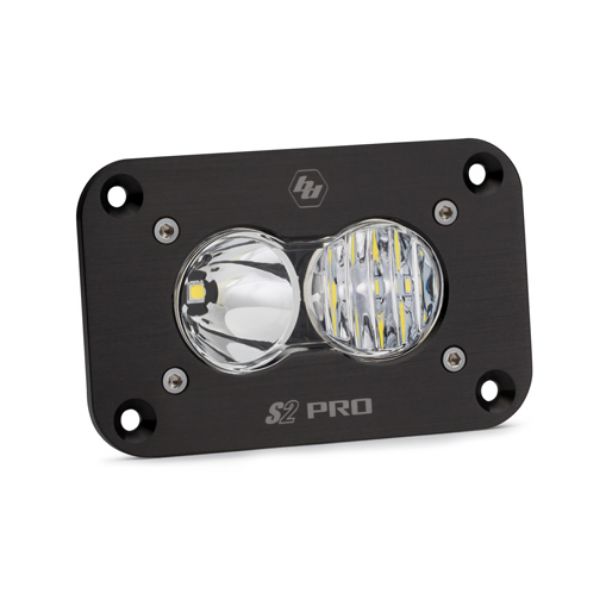 Picture of LED Work Light Flush Mount Clear Lens Driving Combo Pattern S2 Pro Baja Designs