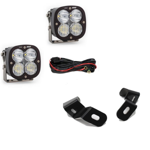Picture of Dodge Ram LED Light Pods For Ram 2500/3500 19-On A-Pillar Kits XL 80 Driving Combo Baja Designs